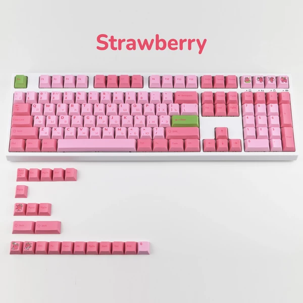 Набор кейкапов KeycapRU Strawberry