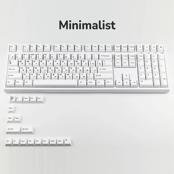 Набор кейкапов KeycapRU Minimalist